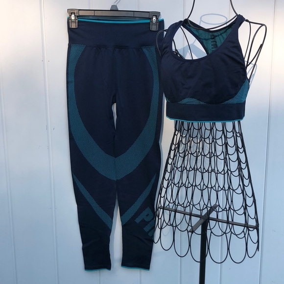 PINK Victoria's Secret Pants - Pink Victoria’s Secret active clothing size medium blue active clothing …